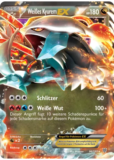 Weißes Kyurem EX