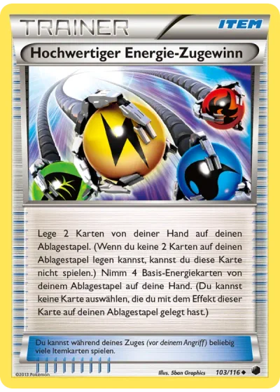 Überragender Energie-Zugewinn