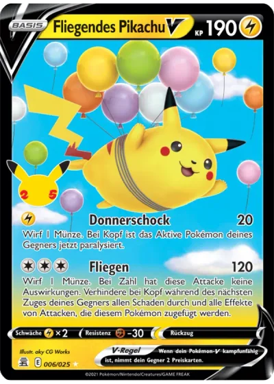 Fliegendes Pikachu V