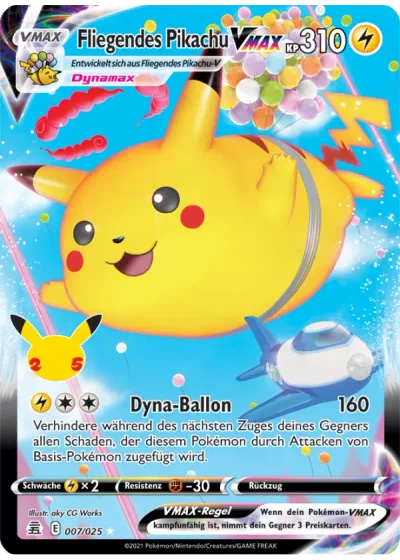 Fliegendes Pikachu VMAX