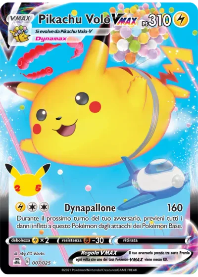 Pikachu Volo VMAX