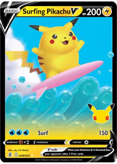 Surfing Pikachu V