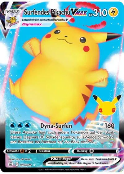 Surfendes Pikachu VMAX
