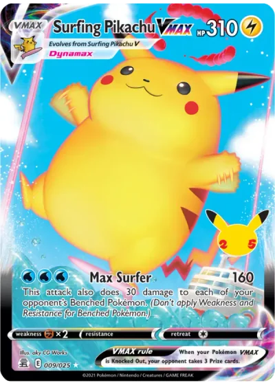 Surfing Pikachu VMAX