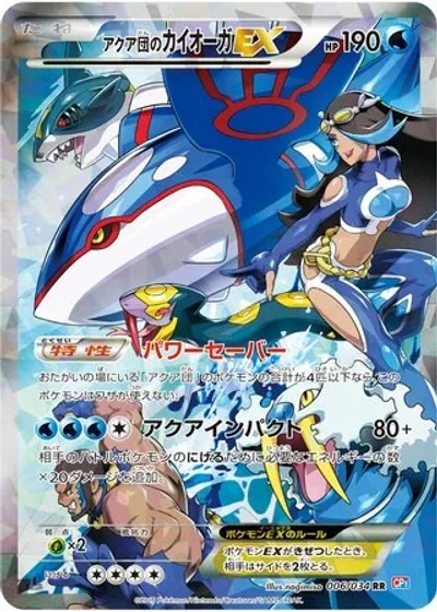 Team Aqua's Kyogre-EX