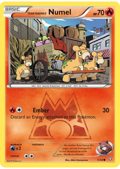 Team Magma's Numel