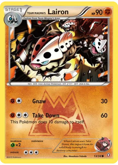 Team Magma's Lairon