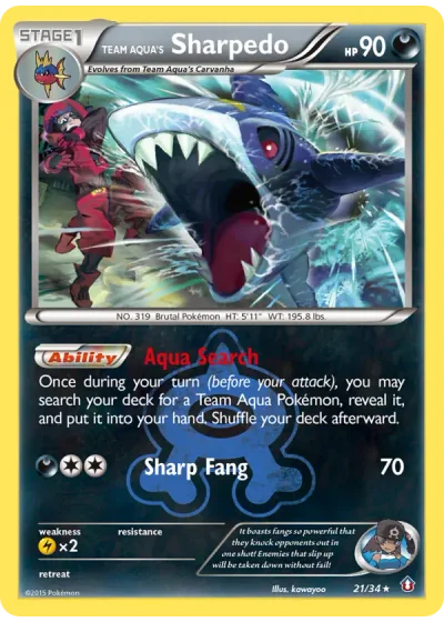 Team Aqua's Sharpedo
