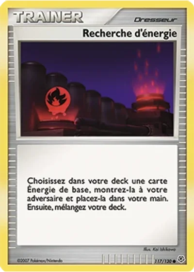 Recherche d'énergie