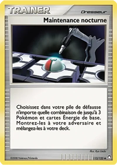 Maintenance nocturne
