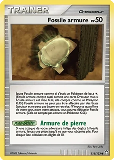 Fossile armure