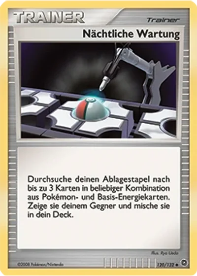 Nächtliche Wartung