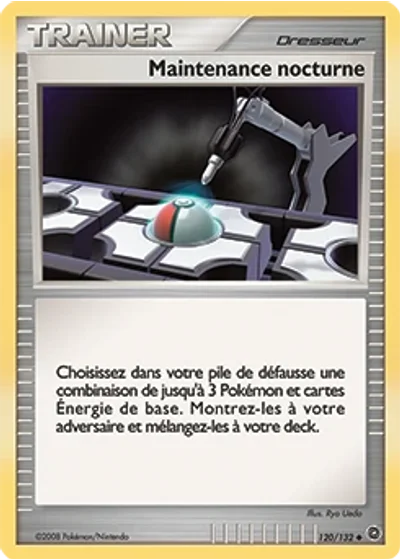 Maintenance nocturne