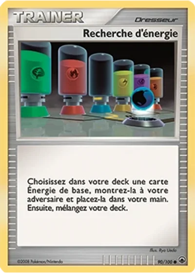 Recherche d'énergie
