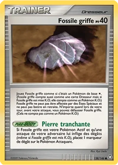 Fossile griffe