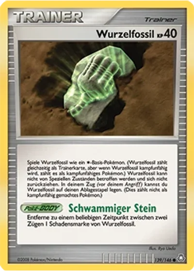 Wurzelfossil