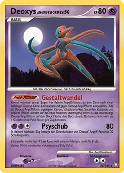 Deoxys Angriffsform