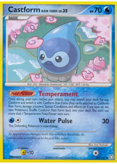 Castform Rain Form