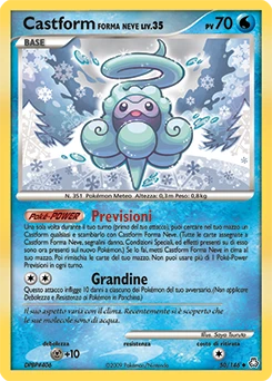 Castform Snow-cloud Form