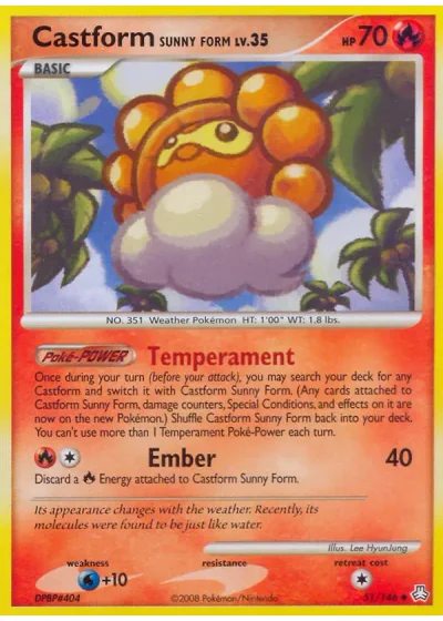 Castform Sunny Form