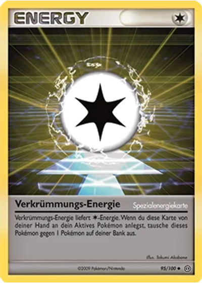 Verkrümmungs-Energie
