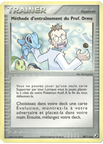 Méthode d'entraînement du Prof. Orme