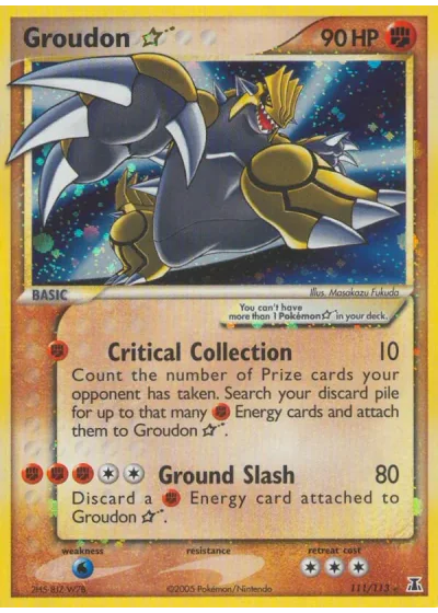 Groudon Gold Star