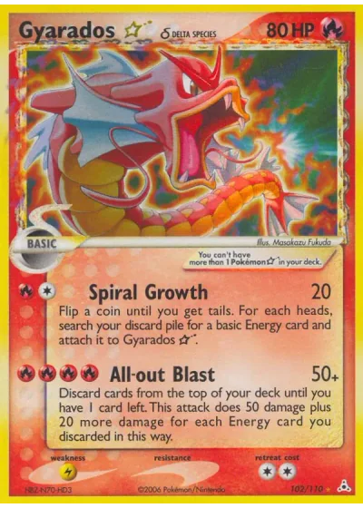 Gyarados Gold Star