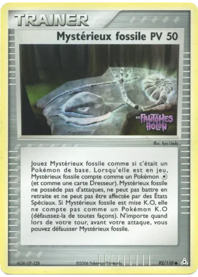 Mystérieux fossile