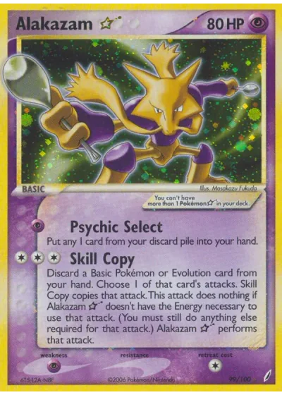 Alakazam Gold Star