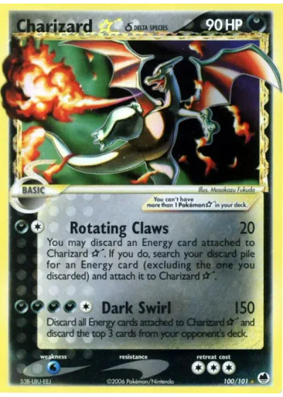 Charizard Gold Star