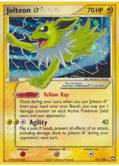 Jolteon Gold Star