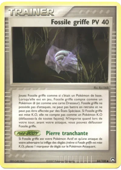 Fossile griffe