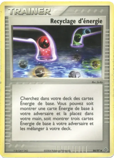 Recyclage d'énergie