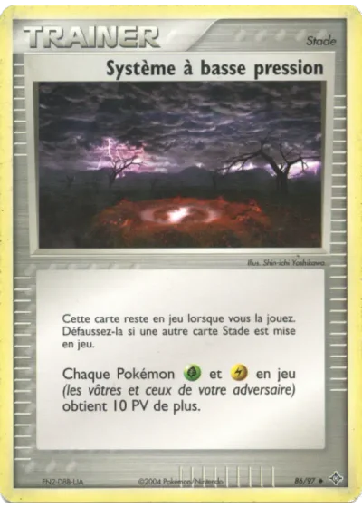 Système à basse pression
