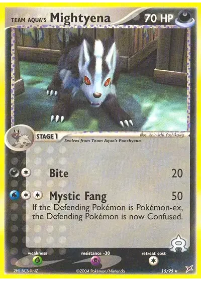 Team Aqua's Mightyena