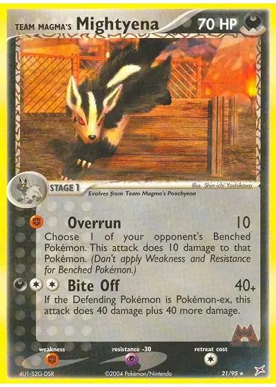 Team Magma's Mightyena
