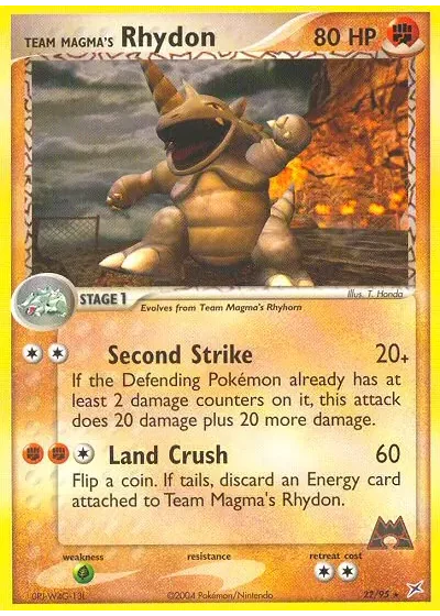 Team Magma's Rhydon