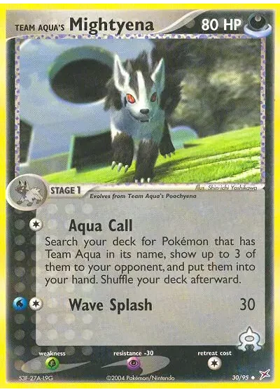 Team Aqua's Mightyena