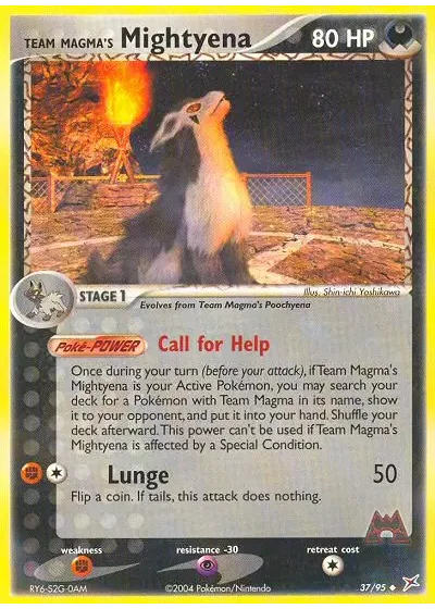 Team Magma's Mightyena