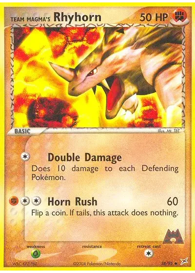 Team Magma's Rhyhorn
