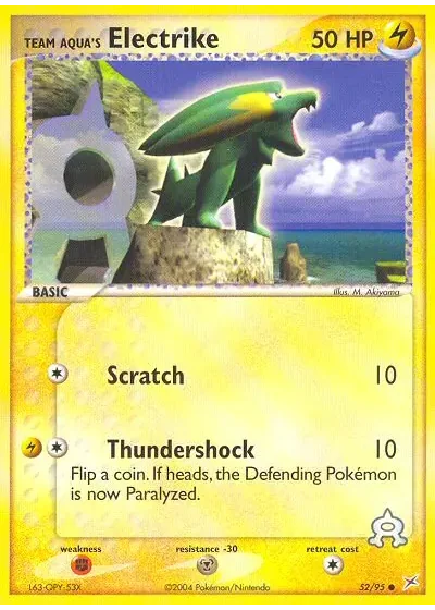 Team Aqua's Electrike