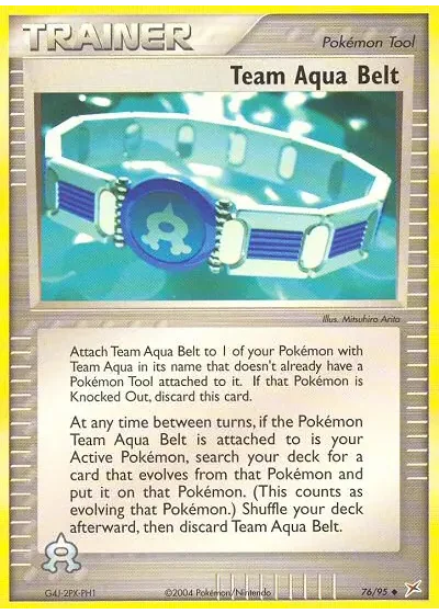 Team Aqua Belt