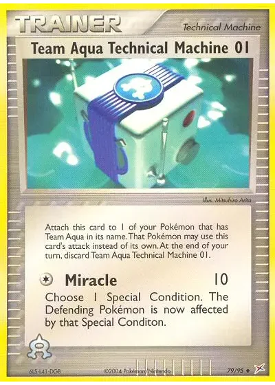 Team Aqua's Technical Machine 01