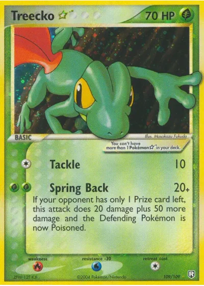 Treecko Gold Star