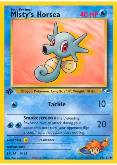 Misty's Horsea (first edition)