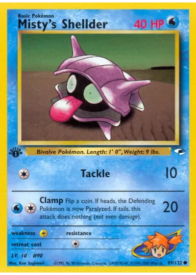 Misty's Shellder (first edition)