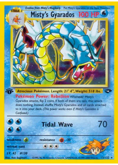 Misty's Gyarados (first edition)