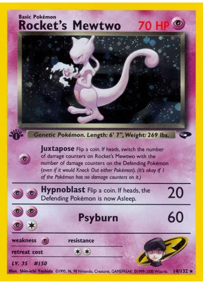 Rocket's Mewtwo (first edition)