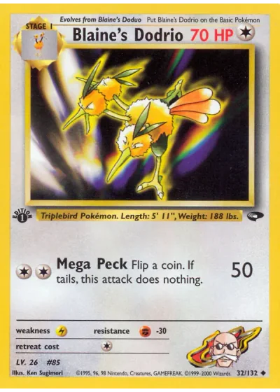 Blaine's Dodrio (first edition)